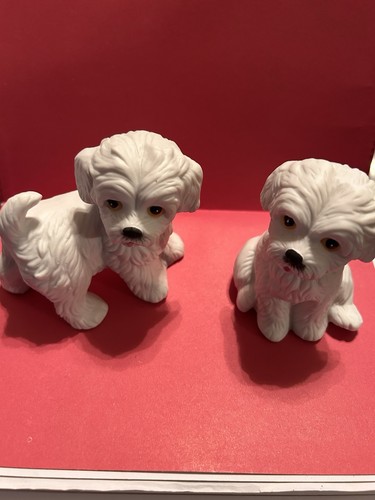 Vintage homco maltese dog - homco,