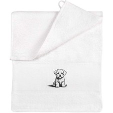 'Maltese Puppy Sitting'