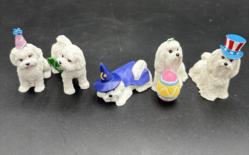 Maltese dog collectible
