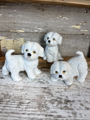 Vintage homco white maltese - 3,