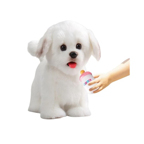 Plush interactive maltese - plush,