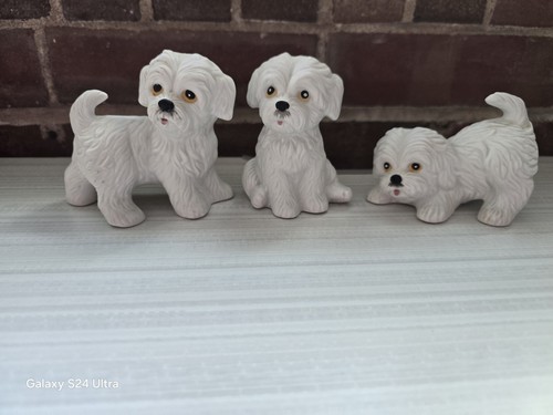Vintage homco white maltese - 3,