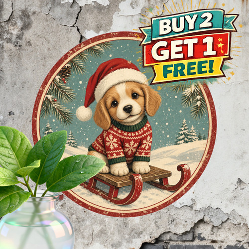 Cute maltese puppy dog wreath - cute,