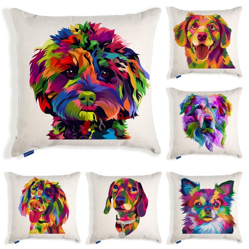 Dog cushion cover pet - dog, portrait