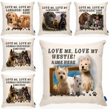 Personalised Dog Cushion Cover