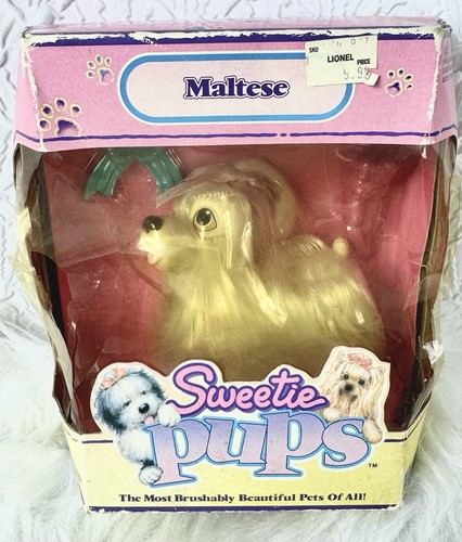 Vintage sweetie pups maltese - sweetie,