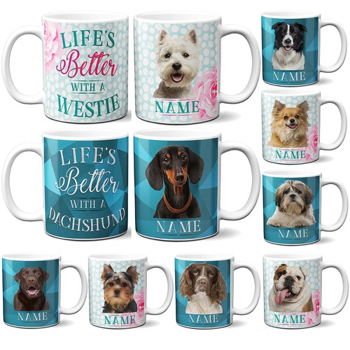 Personalised dog mug lifes - dog,