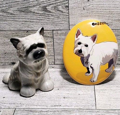 Puppy dog figurine maltese - puppy,