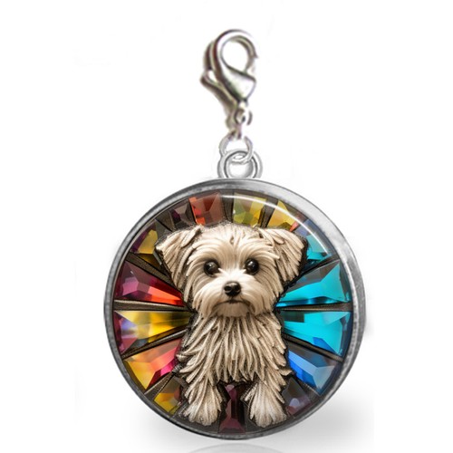 Maltese puppy dog clip - maltese,