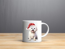 MALTESE  DOG CHRISTMAS DESIGN