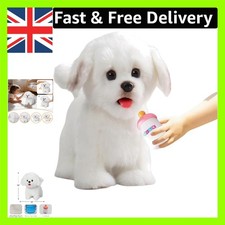 Interactive Plush Maltese