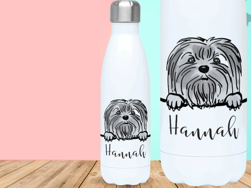 Maltese water bottle - water, |