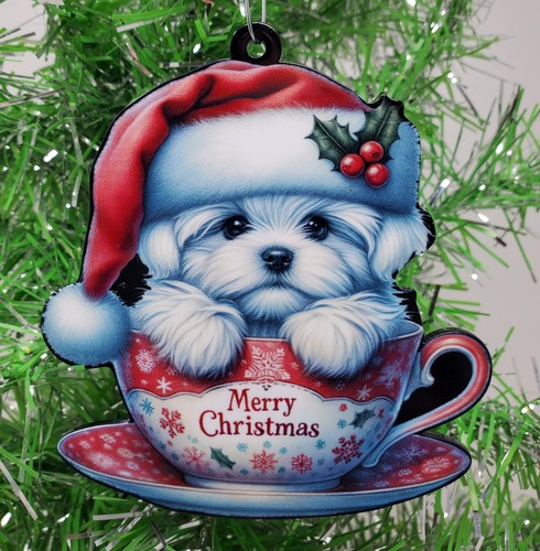 Maltese poodle dog santa - dog,