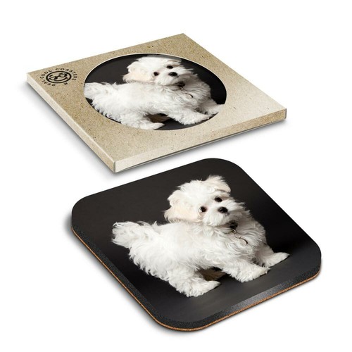 Boxed square coasters - coasters,
