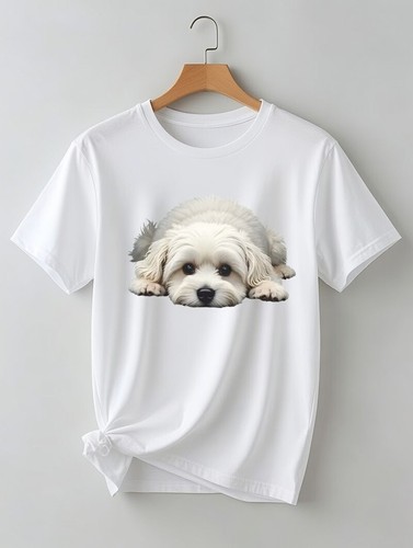 Maltese puppy pocket design - puppy,