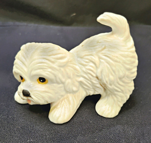 Maltese dog ceramic - maltese,