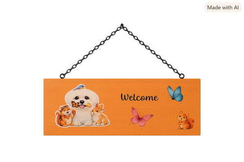 Maltese welcome porch sign - maltese,