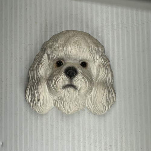 Maltese cute ceramic face - maltese,