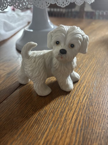 Vintage porcelain maltese - vintage,
