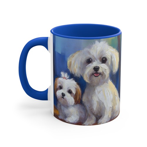 Maltese puppies accent coffee - accent,
