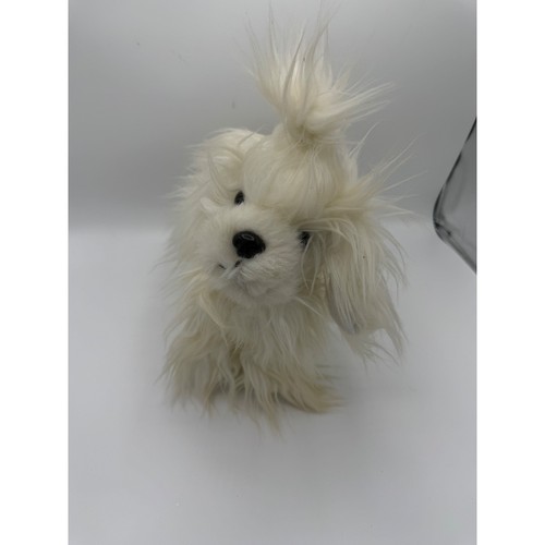 Battat white shaggy dog - battat,