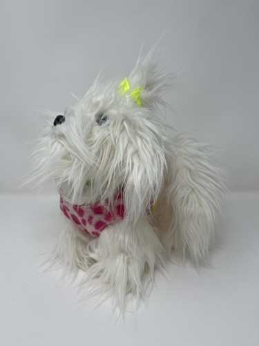 Battat white maltese yorkie - white,