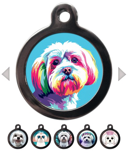Maltese pet tags - id,