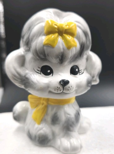 Vintage white poodle maltese - white,