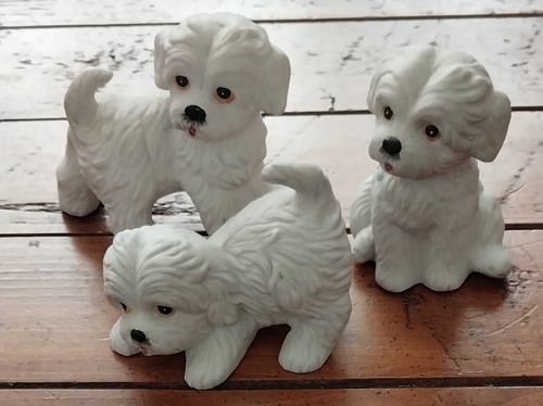 Homco puppy dog figurines - homco,
