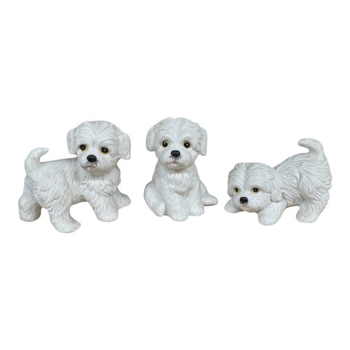 Vtg homco ceramic puppy - vtg,