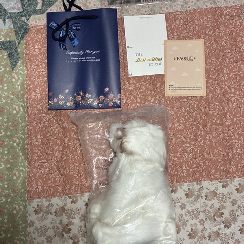 Realistic plush maltese dog - 14,