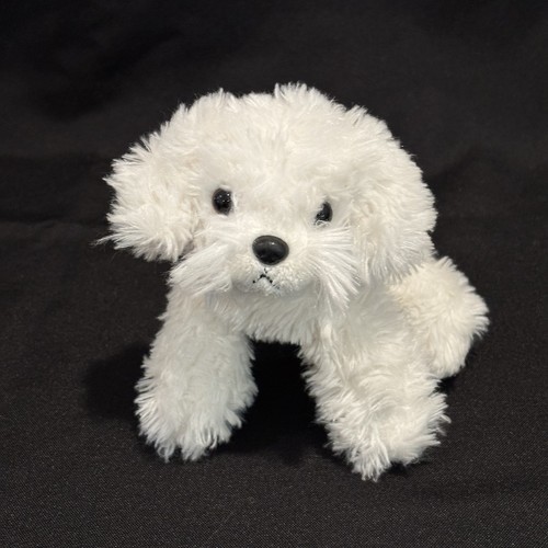 Aurora flopsie white plush dog - flopsie,